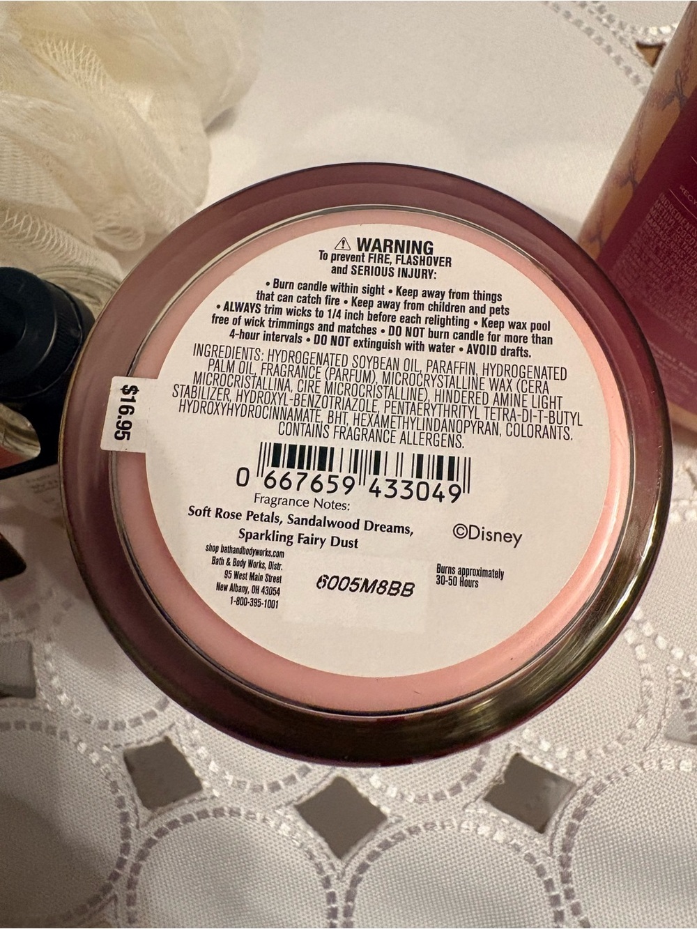 NWT Disney X Bath & Body Works 6Pc Aurora Fragrance Set - Picture 9 of 11